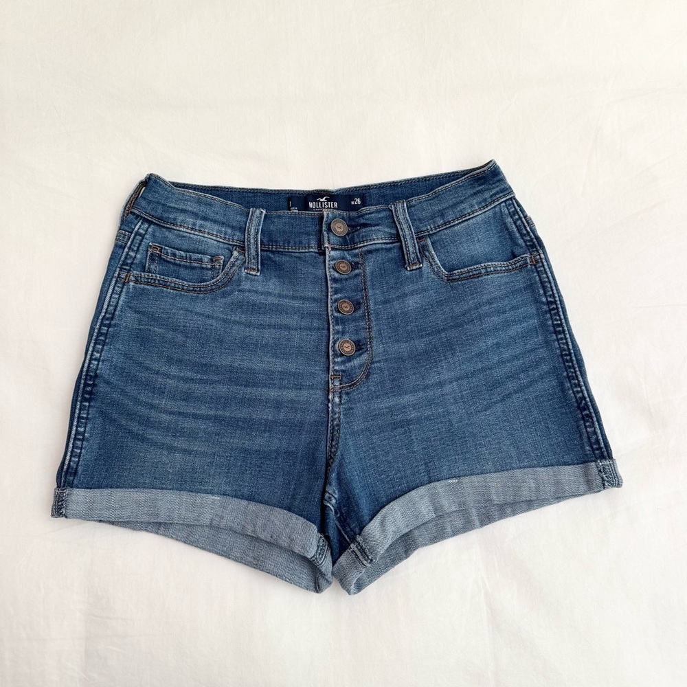 Hollister Women's Classic Blue Jean Shorts